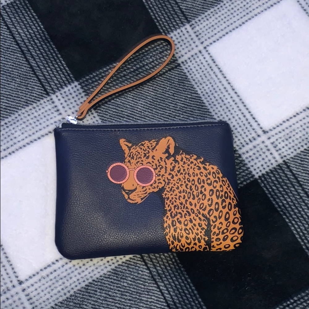 Cheetah Wristlet